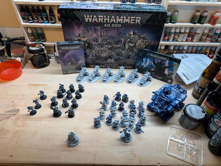 Warhammer 40k Leagues of Votann Leger, Hobby en Vrije tijd, Wargaming, Gebruikt, Warhammer 40000, Figuurtje(s), Ophalen of Verzenden