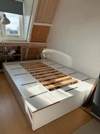 IKEA NORDLI Bed 140x200 met lades, Huis en Inrichting, Slaapkamer | Bedden, Ophalen, Gebruikt, Wit, Tweepersoons