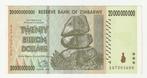 Zimbabwe : 20 Billion Dollar 2008  /  Unc, Postzegels en Munten, Bankbiljetten | Afrika, Los biljet, Zimbabwe, Verzenden