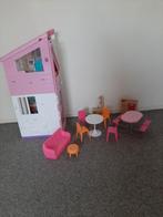 Inklapbaar Barbiehuis, Ophalen, Zo goed als nieuw, Poppenhuis