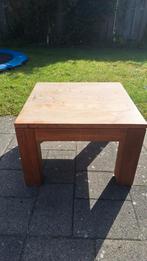 Houten Salontafel, Huis en Inrichting, Tafels | Salontafels, Gebruikt, 50 tot 100 cm, Vierkant, 50 tot 100 cm