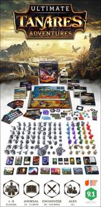 Tanares Adventures Superbox - Uniek Handgeschilderd!, Hobby en Vrije tijd, Gezelschapsspellen | Bordspellen, Een of twee spelers