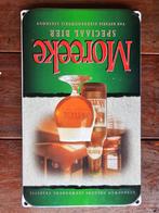 Emaille bord moreeke bier, Ophalen, Reclamebord