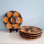 Sarreguemines France, set majolica oesterborden, Ophalen of Verzenden