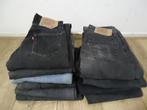 Levi's 501, zwart, vijftien stuks maat 28 en 29, in één koop, Ophalen, Gedragen, Zwart