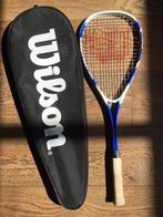 Squashracket Wilson (kapotte snaar), Ophalen, Gebruikt, Racket, Met hoes