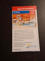 De scheg €7,50 p.p, Tickets en Kaartjes, Drie personen of meer, Kortingsbon, Overige typen