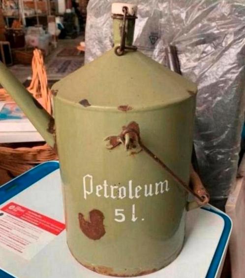 Kan Leuke oude brocante Neerlandia emaille petroleum kan, Antiek en Kunst, Antiek | Emaille, Ophalen of Verzenden