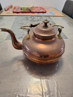 Antieke koperen theepot, Antiek en Kunst, Antiek | Koper en Brons, Ophalen of Verzenden, Koper