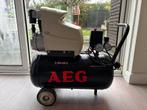 AEG 24 liter 2HP compressor, Doe-het-zelf en Verbouw, Compressors, Ophalen, Gebruikt, 6 tot 10 bar, 200 tot 400 liter/min