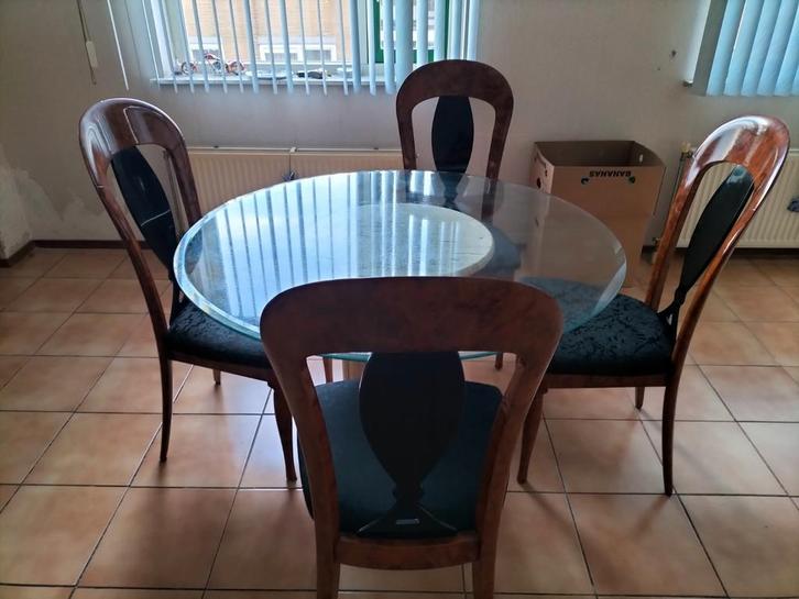 Eethoek, Huis en Inrichting, Tafels | Eettafels, Gebruikt, 50 tot 100 cm, Rond, Ophalen