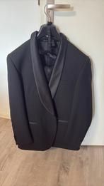 Smoking mt 52, Kleding | Heren, Kostuums en Colberts, Ophalen of Verzenden, Zo goed als nieuw, Maat 52/54 (L), Zwart