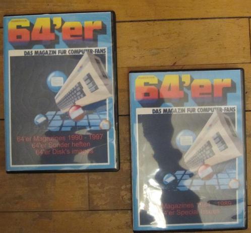 2 Dvd's vol met Commodore 64 Tijdschrift magazine 64'er, Boeken, Tijdschriften en Kranten, Gelezen, Overige typen, Ophalen of Verzenden