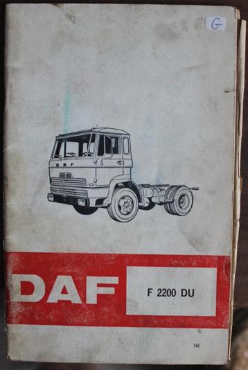 Daf F 2200 DU  beschikbaar voor biedingen