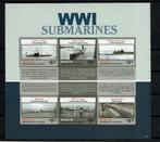 bequia pf blok duikboten scheepvaart wo1 oorlog submarine, Ophalen of Verzenden, Postfris, Overige thema's