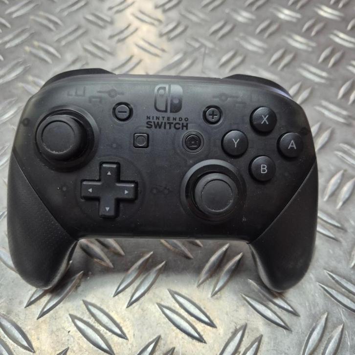 Nintendo Switch Pro Controller Transparant zwart Garantie, Spelcomputers en Games, Spelcomputers | Nintendo Switch, Zo goed als nieuw