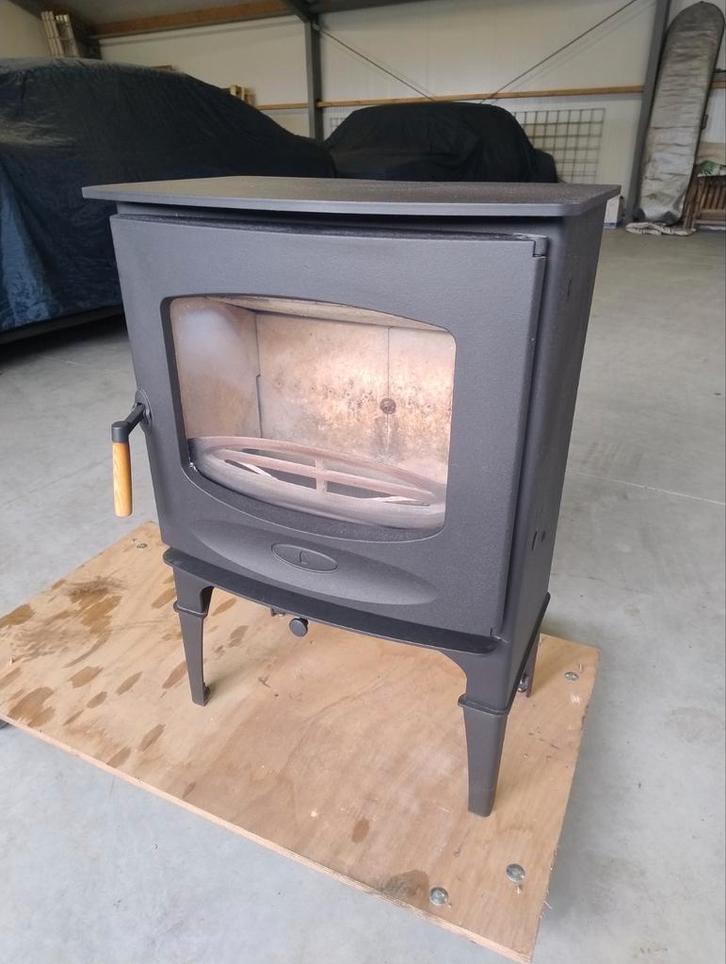 Charnwood C-Seven Houtkachel - Vrijstaand, Huis en Inrichting, Kachels, Gebruikt, Vrijstaand, Houtkachel, Hout, Ophalen