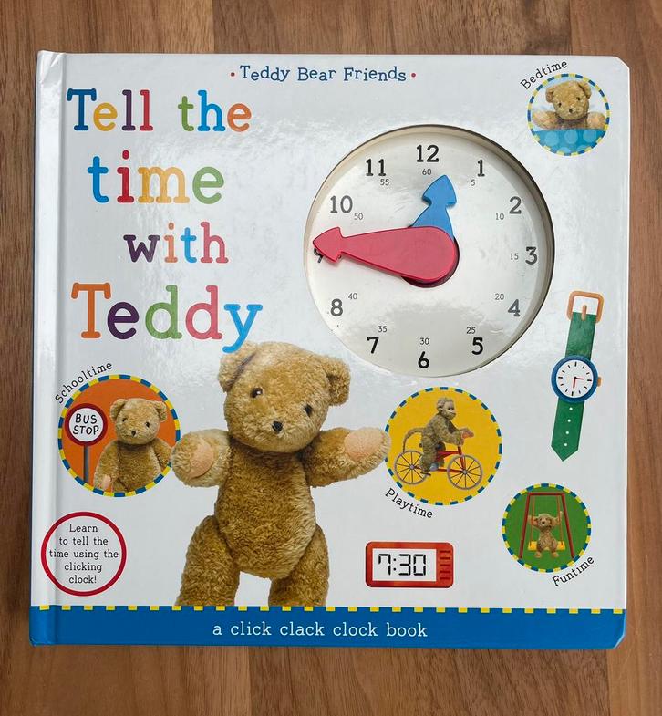Tell the time with Teddy, Boeken, Kinderboeken | Kleuters, Zo goed als nieuw, Fictie algemeen, Ophalen of Verzenden