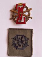 ZMV Speld NO: 7 rood met batch, Verzenden, Landmacht, Nederland, Kleding of Schoenen