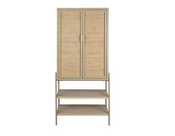 Dutchbone Yasu opbergkast beige | Van €599, nu  beschikbaar voor biedingen