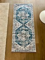 Loper vloerkleed 120x50 cm - smal vloerkleed gangloper, 100 tot 150 cm, Blauw, Zo goed als nieuw, Rechthoekig