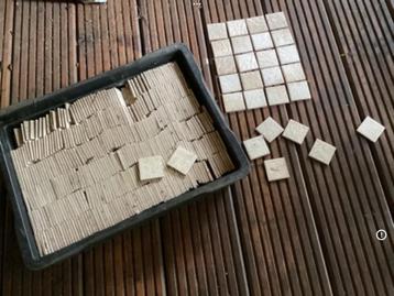 Vintage Tegeltjes 4x4 cm beschikbaar voor biedingen