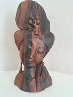 Balinese buste Coromandel hout, Antiek en Kunst, Kunst | Beelden en Houtsnijwerken, Ophalen of Verzenden