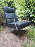 Vintage design fauteuil draaifauteuil dutch design Harvink, Ophalen, Leer