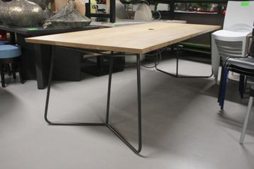 Vergadertafel / bureau CHARLES Jess Design metaal eikenhout beschikbaar voor biedingen