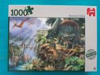 Dinosaur valley puzzel Jumbo 1000 stukjes, 500 t/m 1500 stukjes, Legpuzzel, Zo goed als nieuw, Ophalen