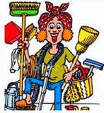 Gezocht: zelfstandige hulp in de huishouding, Schoonmaken