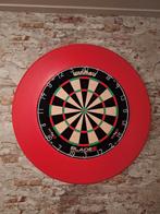 Zgan dartbord/ dartbord bord ,professioneel. Met zachte ring, Sport en Fitness, Darts, Ophalen of Verzenden, Zo goed als nieuw