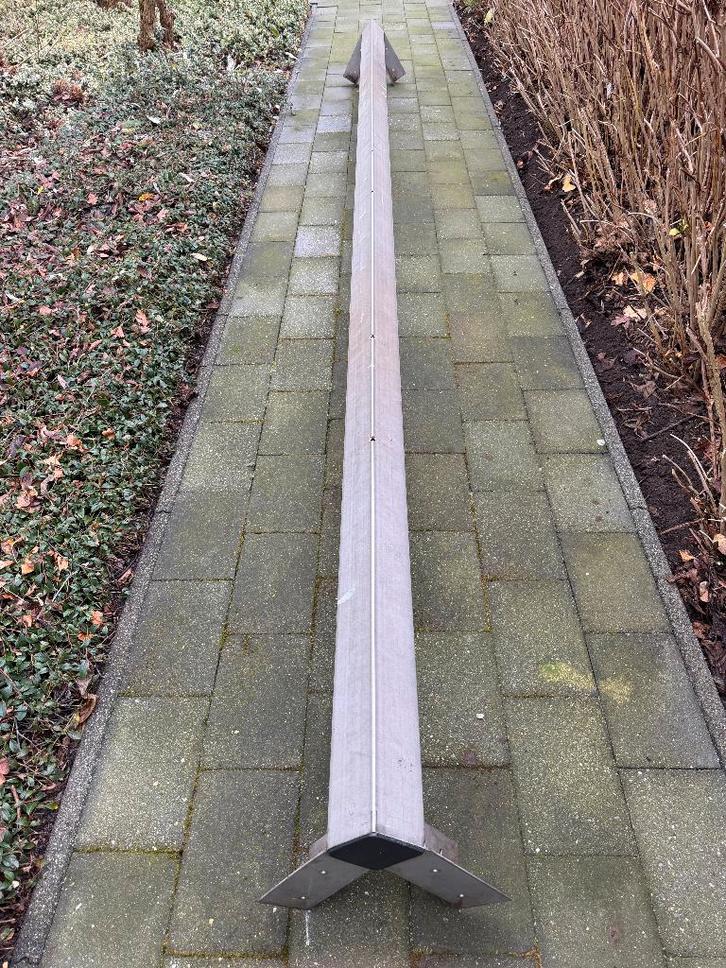 RVS Balk 100 x 100 mm, 4,80 mtr lang en 3 mm materiaaldikte, Doe-het-zelf en Verbouw, Metalen, Zo goed als nieuw, Overige metalen
