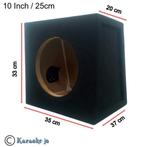 Subwoofer kist MDF 10 Inch 25 Cm 18 Liter, ., Nieuw, Ophalen of Verzenden, .