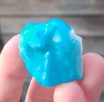 Mini Blauwe Aura Bergkristal edelsteen kristal edelstenen, Verzamelen, Mineralen en Fossielen, Ophalen of Verzenden