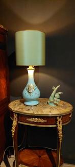 Antieke Opaline lamp, Ophalen of Verzenden