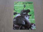 Kawasaki KLE 500 brochure folder 1999 ?, Motoren, Ophalen of Verzenden, Kawasaki