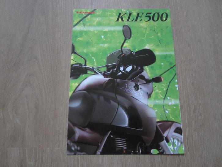Kawasaki KLE 500 brochure folder 1999 ?, Motoren, Handleidingen en Instructieboekjes, Kawasaki, Ophalen of Verzenden
