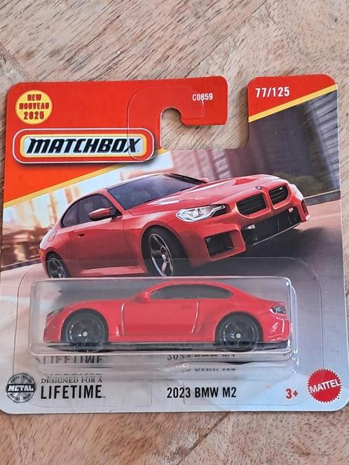 Matchbox 2023 BMW M2 rood nieuw in ongeopende verpakking, Hobby en Vrije tijd, Modelauto's | Overige schalen, Nieuw, Ophalen of Verzenden