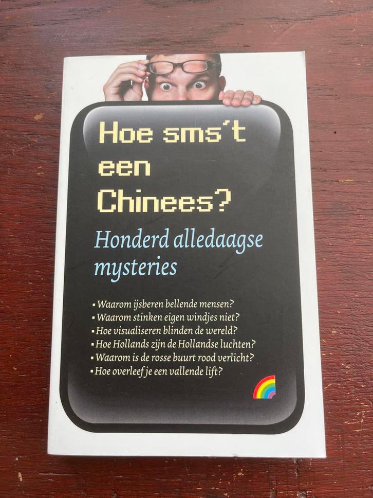 Hoe sms't een Chinees? - Mysteries, Boeken, Humor, Zo goed als nieuw, Anekdotes en Observaties, Ophalen of Verzenden