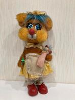 Oud Layna diertje met baby uit de jaren 1960-70, Verzamelen, Ophalen of Verzenden, Gebruikt, Pop