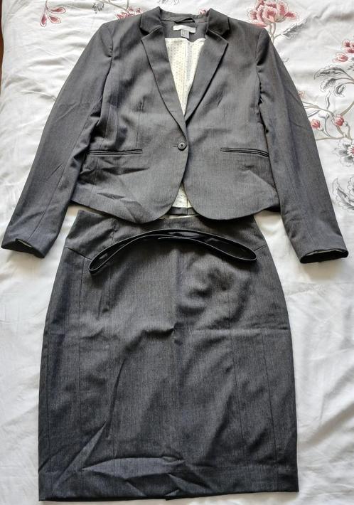 Mooi dames pak met kokerrok/colbert, praktisch nieuw maat 40, Kleding | Dames, Jasjes, Kostuums en Pakken, Zo goed als nieuw, Kostuum of Pak