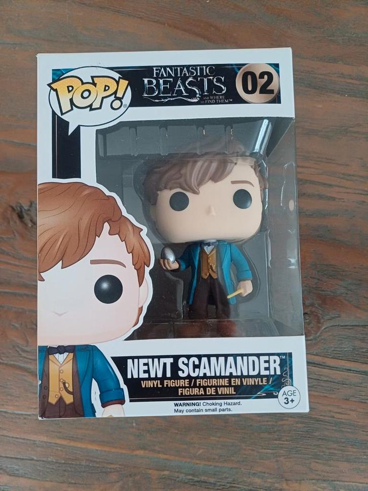 Funko Pop: Fantastic Beasts, 02 Newt Scamander, Verzamelen, Poppetjes en Figuurtjes, Zo goed als nieuw, Ophalen of Verzenden