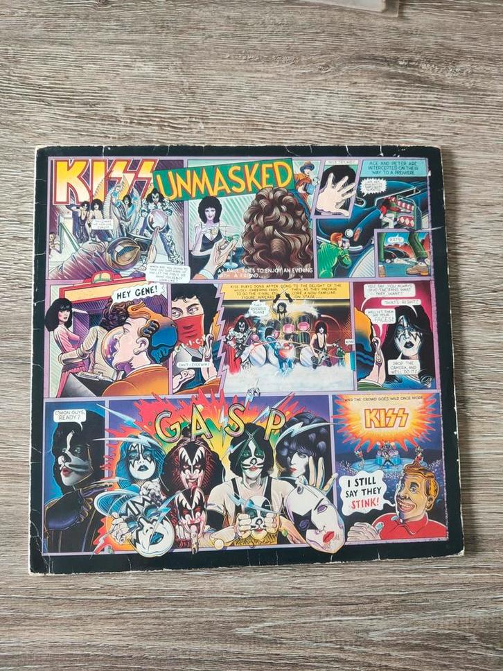 Hardrock Muziek LP - Kiss - Unmasked, Cd's en Dvd's, Vinyl | Hardrock en Metal, Zo goed als nieuw, Ophalen of Verzenden