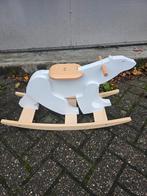 Schommelende ijsbeer van hout, Ophalen, Zo goed als nieuw