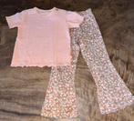 Flared broek mt 92-98 en shirt mt 86 zalmroze, Kinderen en Baby's, Kinderkleding | Maat 92, Broek, Meisje, Ophalen of Verzenden