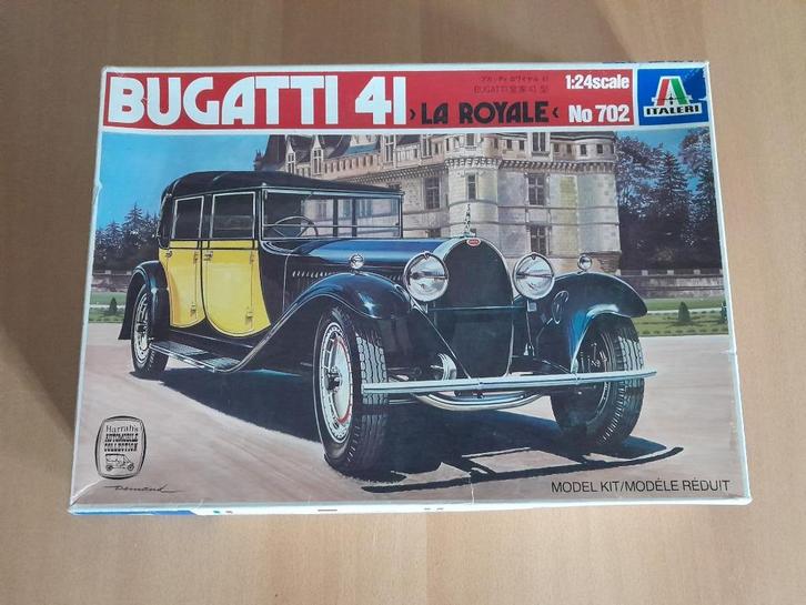 Italeri 702 Bugatti 41 La Royale ( 1:24 ) uit 1981 lezen!, Hobby en Vrije tijd, Modelbouw | Auto's en Voertuigen, Gebruikt, Auto