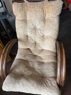 Vintage rotan fauteuil – boho stijl, comfortabel en sfeervol, Huis en Inrichting, Fauteuils, Ophalen