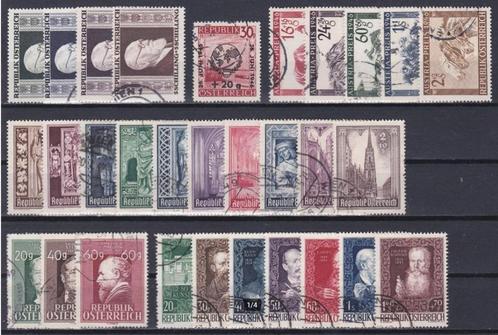 Oostenrijk, complete uitgiften gebruikt 1946-1955. Top!, Postzegels en Munten, Postzegels | Volle albums en Verzamelingen, Buitenland