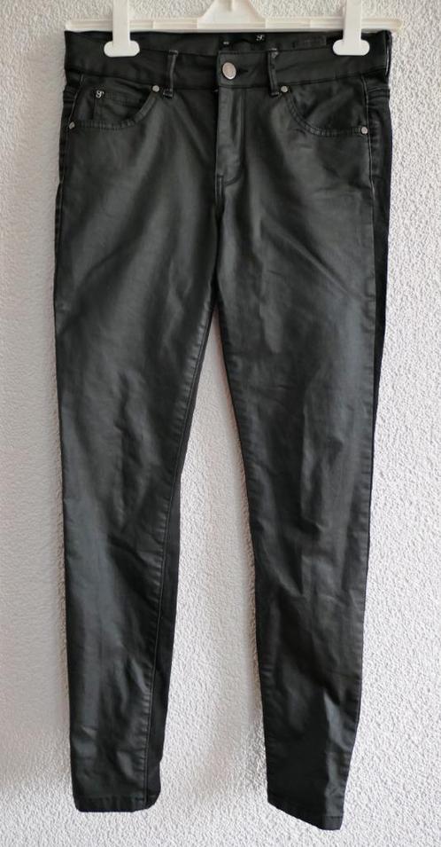 Zwarte skinny nepleren broek Supertrash maat 28, Kleding | Dames, Broeken en Pantalons, Zo goed als nieuw, Maat 36 (S), Zwart